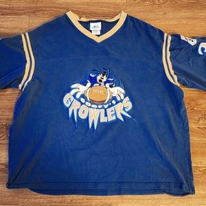 Disney Mens Blue Goofy's Growlers #32 Football Pullover Jersey XXL